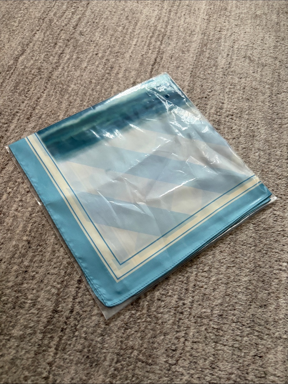 JO MALONE blue sea silk scarf